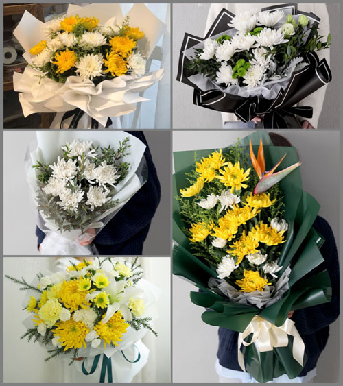 浙江省丽水松阳县赤寿乡白事花束代送